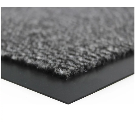 Европы Vyna-Plush Doormat 7h x 600w x 900d мм черно-серое
