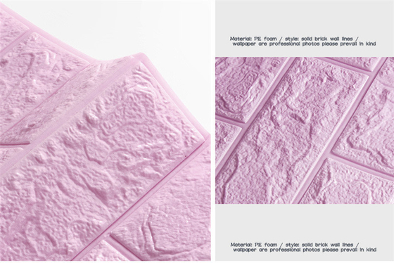 Пурпур 770mm стикерами ROHS стены пены 3D 700mm одобрил
